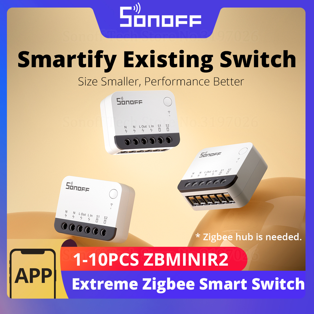 Sonoff Mini R4 - SONOFF ZBMINIR2 Zigbee Smart Switch mit
