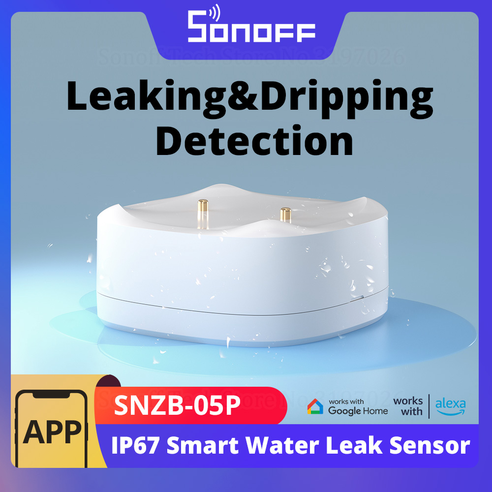 Sonoff Mini R4 - SONOFF SNZB-05P Zigbee Smart Wasserlecksensor Leck-