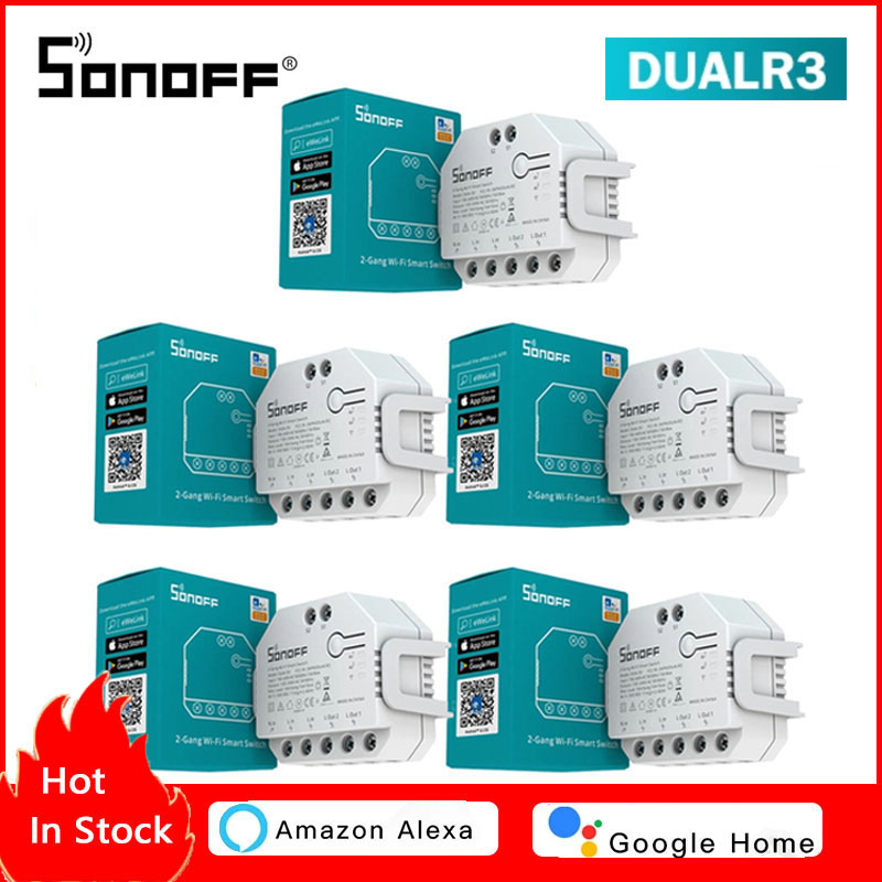 Sonoff - SONOFF DUAL R3 2-Gang-Smart-Relaismodul DIY MINI