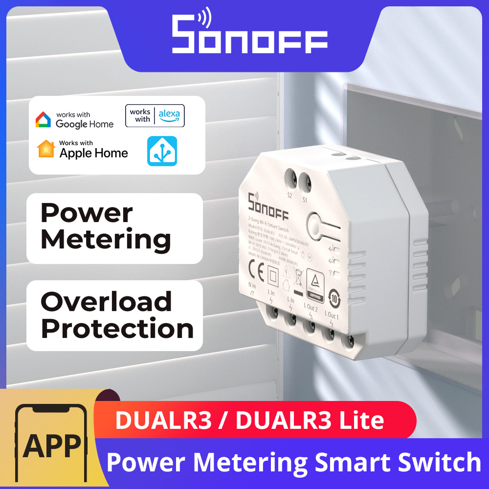 Sonoff Mini R4 - SONOFF DUALR3 / DUALR3 Lite 2-Kanal