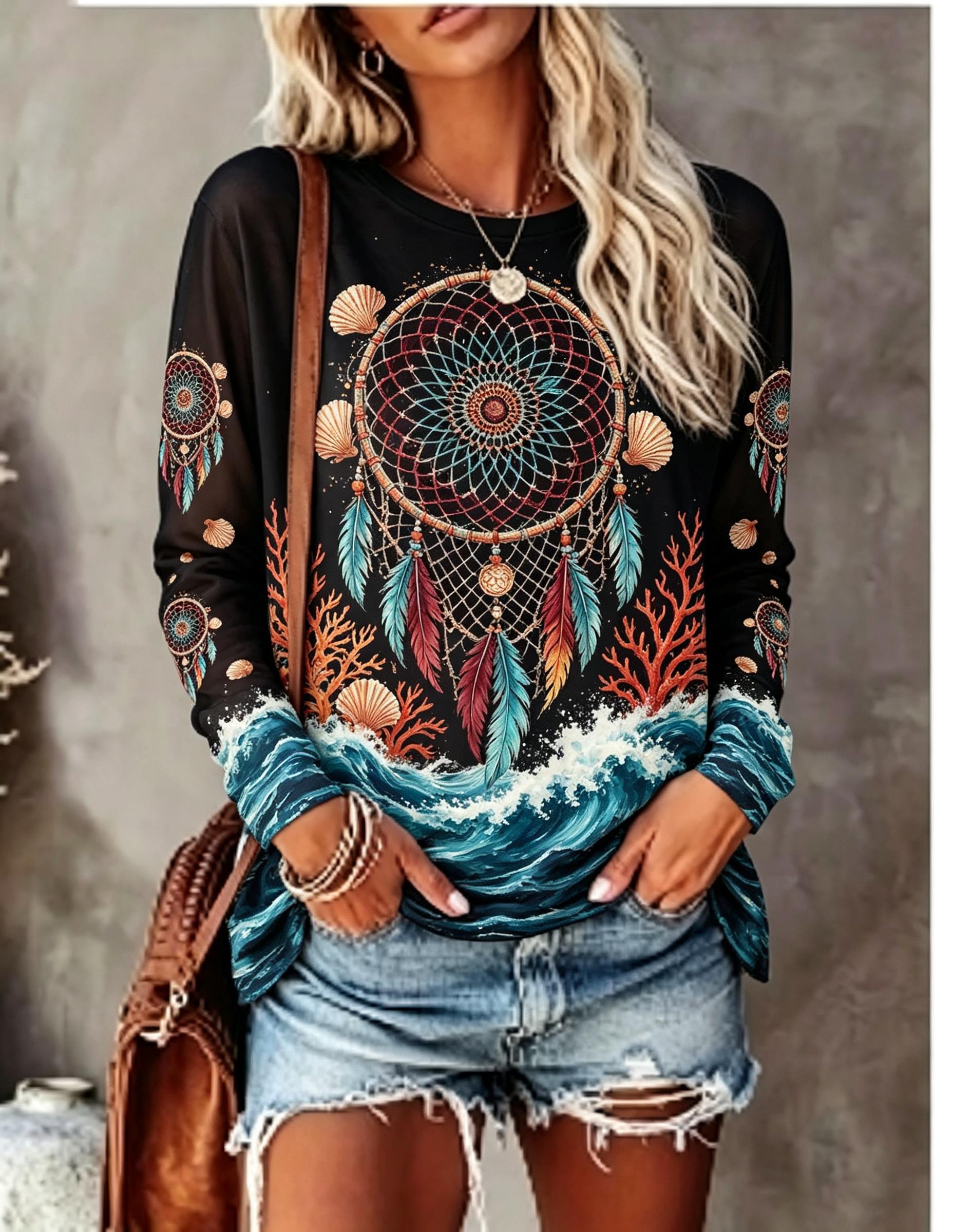 Damen-T-Shirt mit Rundhalsauss – Shelly Bewertung und Preis