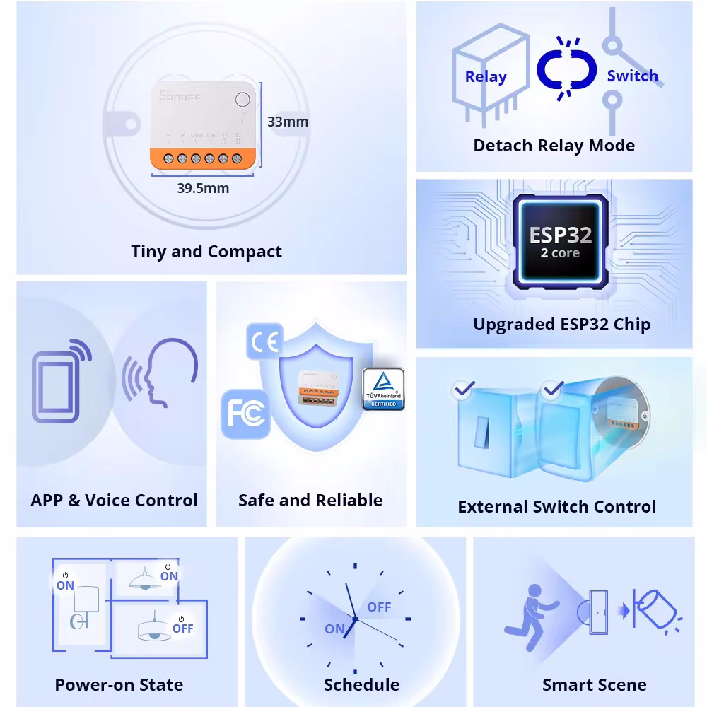 SONOFF Mini R4 Smart Wifi Scha – Sonoff Mini R4 Bewertung und Preis